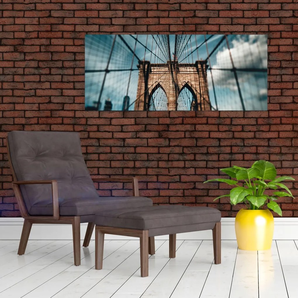 Obraz - Brooklynský most (120x50 cm)