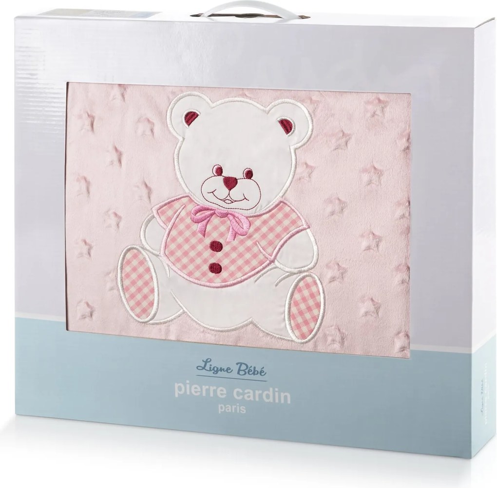 DETSKÁ DEKA PIERRE CARDIN BABY4 80X110 CM RUŽOVÁ