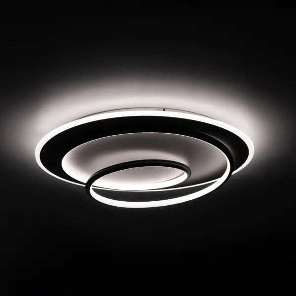 BRILAGI - stmievateľné LED stropné svietidlo FLARE LED/70W/230V, priemer 50 cm, biela/čierna + diaľkové ovládanie