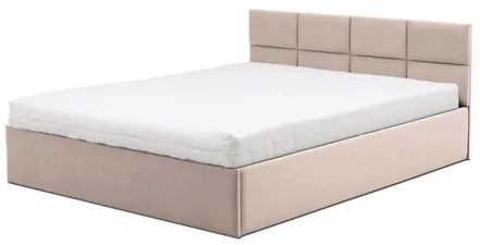 Čalouněná postel MONOS II s matrací rozměr 160x200 cm Béžová
