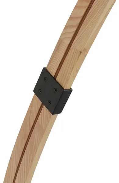 Stojacia lampa 1xE27/60W/230V jaseň/čierna