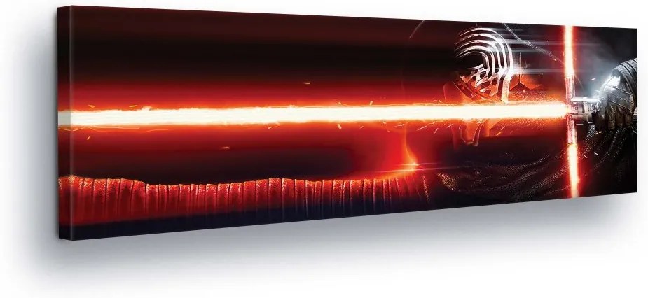 GLIX Obraz na plátne - Star Wars The Force Wakes Up Detail 45x145 cm