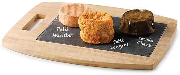 Bar@drinkstuff Doska Sonora z bridlice a bambusu