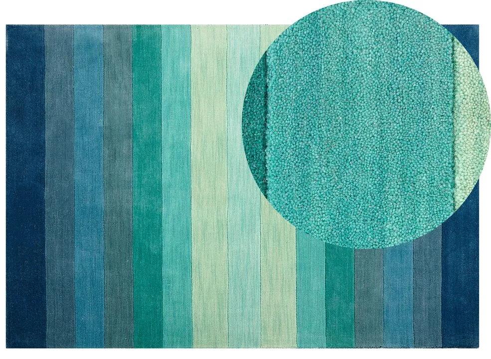 Vlnený koberec 140 x 200 cm viacfarebný MAILSI Beliani