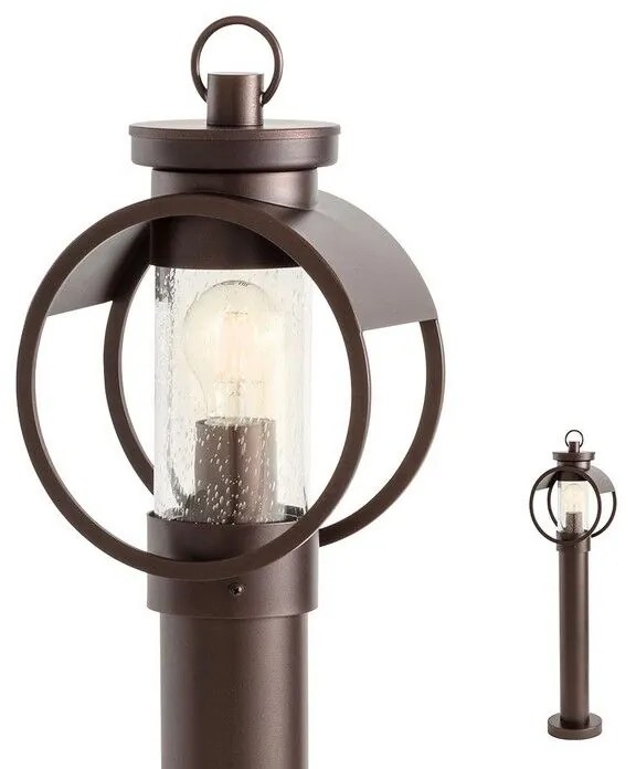 REDO 9573 COMPASS exteríérový záhradný stĺpik E27 1 x 42W  IP33