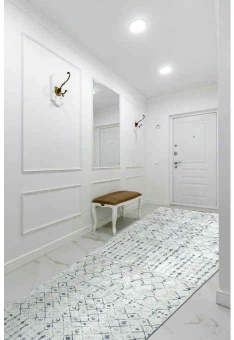 Protišmykový behúň LOTUS OASIS 43570 boho béžový - Výpredaj