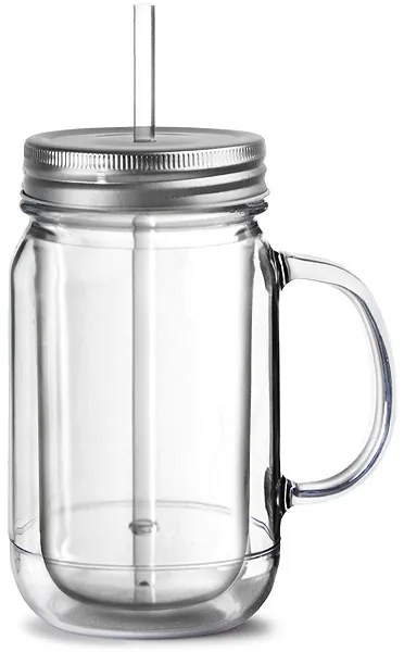 Bar@drinkstuff Plastový krčah Mason 16oz / 470ml