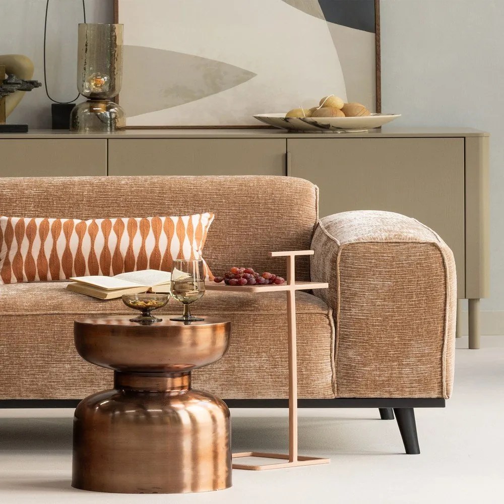 Kovový odkladací stolík 22x22 cm Toste – WOOOD