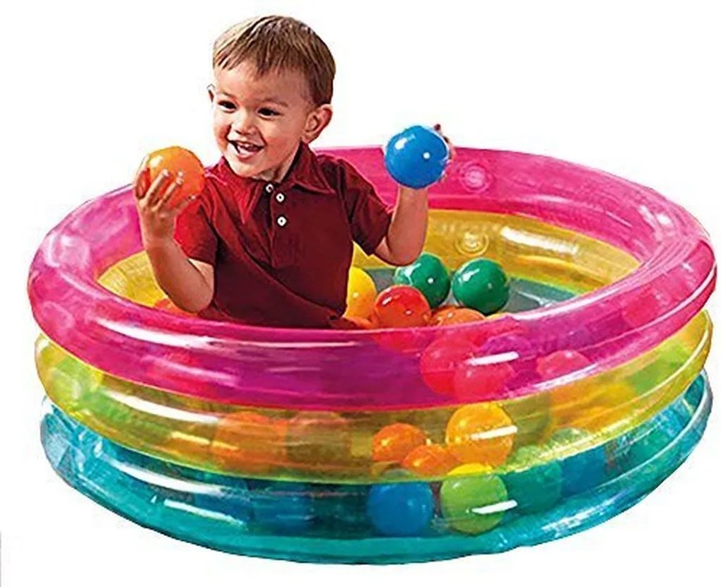 INTEX BABY BALL PIT Hrací bazénik s tromi prstencami 86 x 25 cm 48674