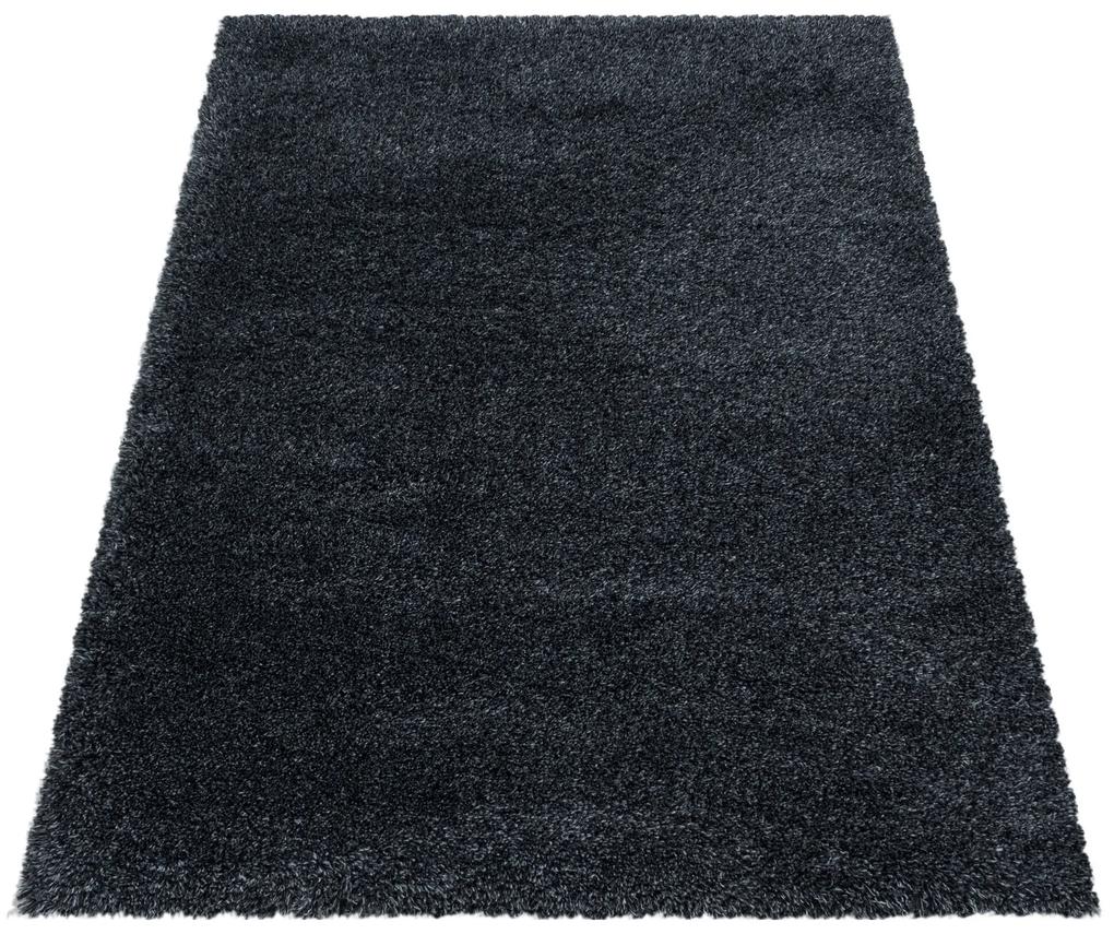 Ayyildiz Kusový koberec FLUFFY 3500, Antracitová Rozmer koberca: 280 x 370 cm
