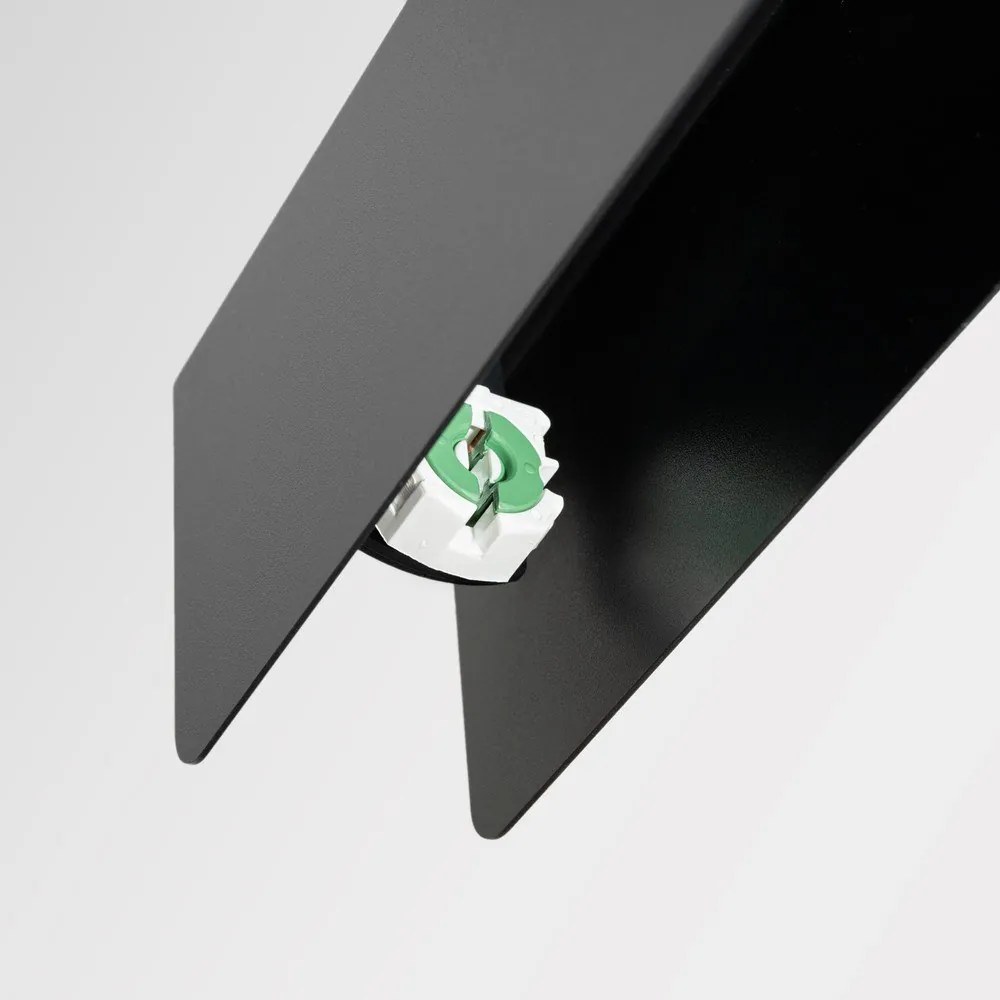 Čierne kovové LED závesné svietidlo Nebula – Sollux