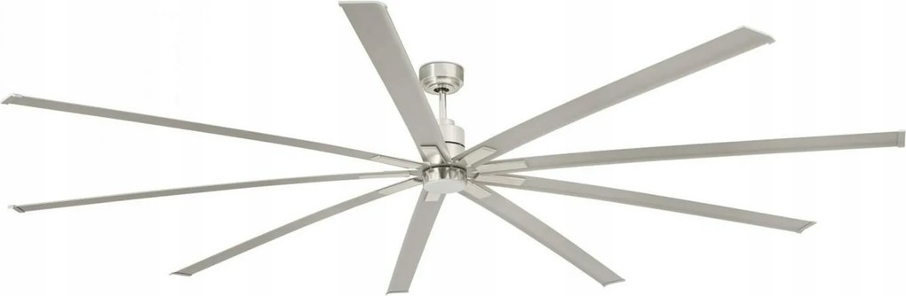 Stropný ventilátor Faro Manhattan XL Led, nikel, DC motor, XXL, s diaľkovým o