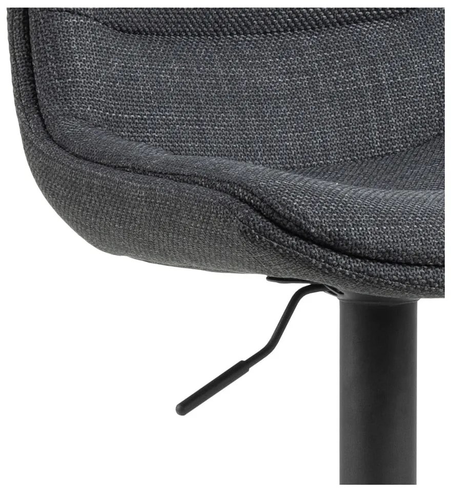 Sivá barová stolička s nastaviteľnou výškou (výška sedadla 65 cm) Adisa – Actona