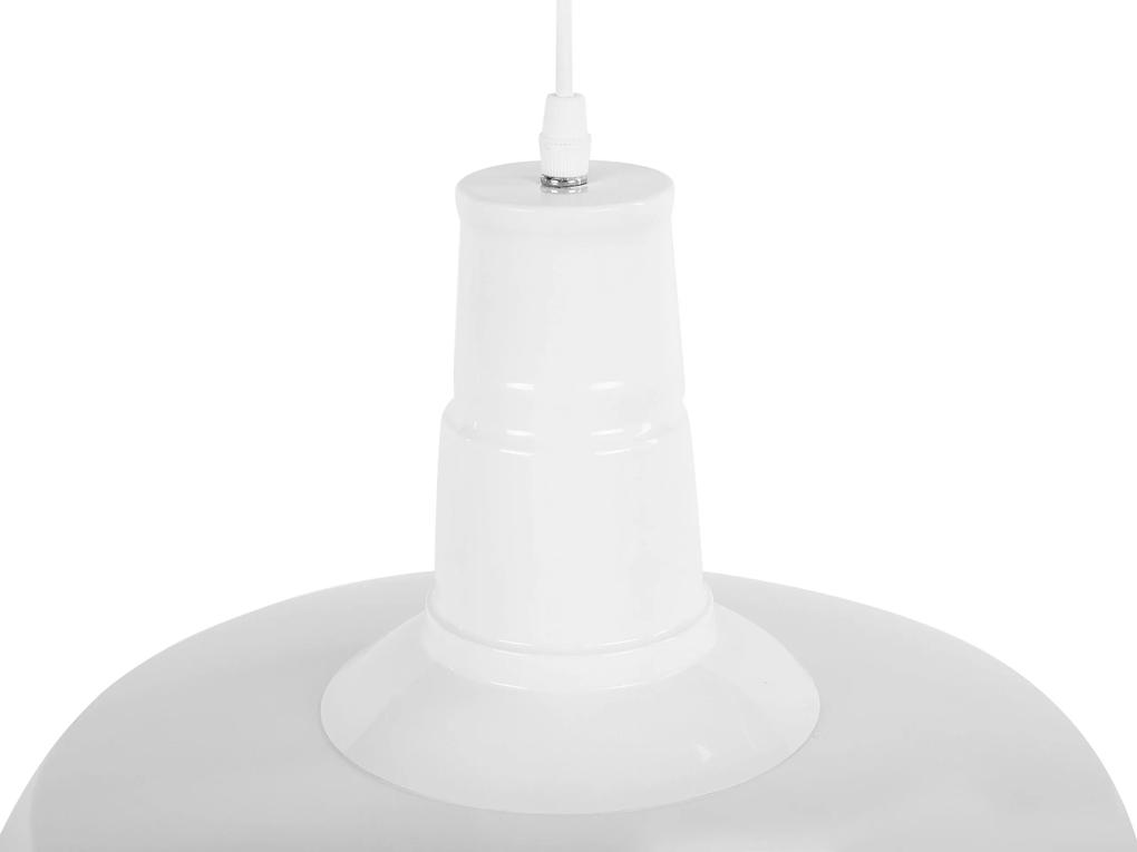 Závesná stropná lampa biela BAYOU Beliani