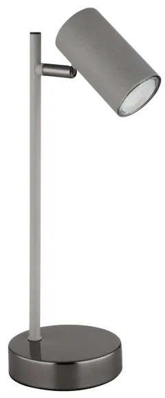 Globo 57911TS - Stolná lampa ROBBY 1xGU10/5W/230V šedá/antracit