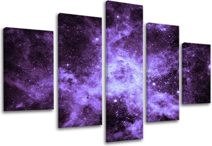 Obraz na stenu 5 dielny VESMÍR GA008E50