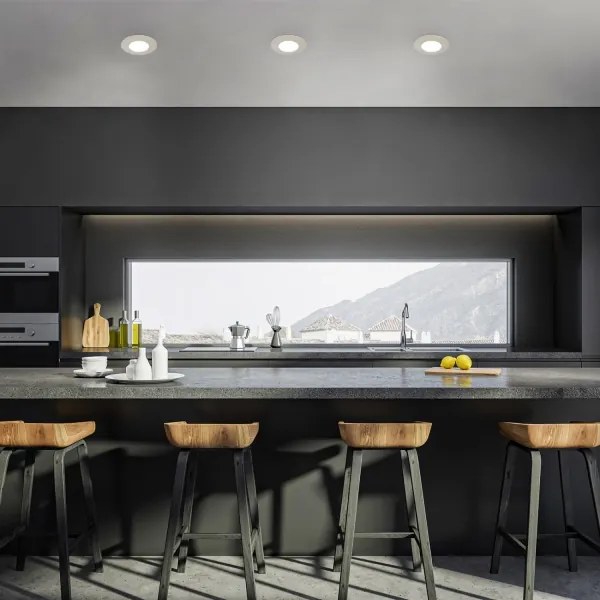 Briloner 7598032 -SADA 3x LED Koupelnové podh. svítidlo LED/4,9W/230V IP44 chróm