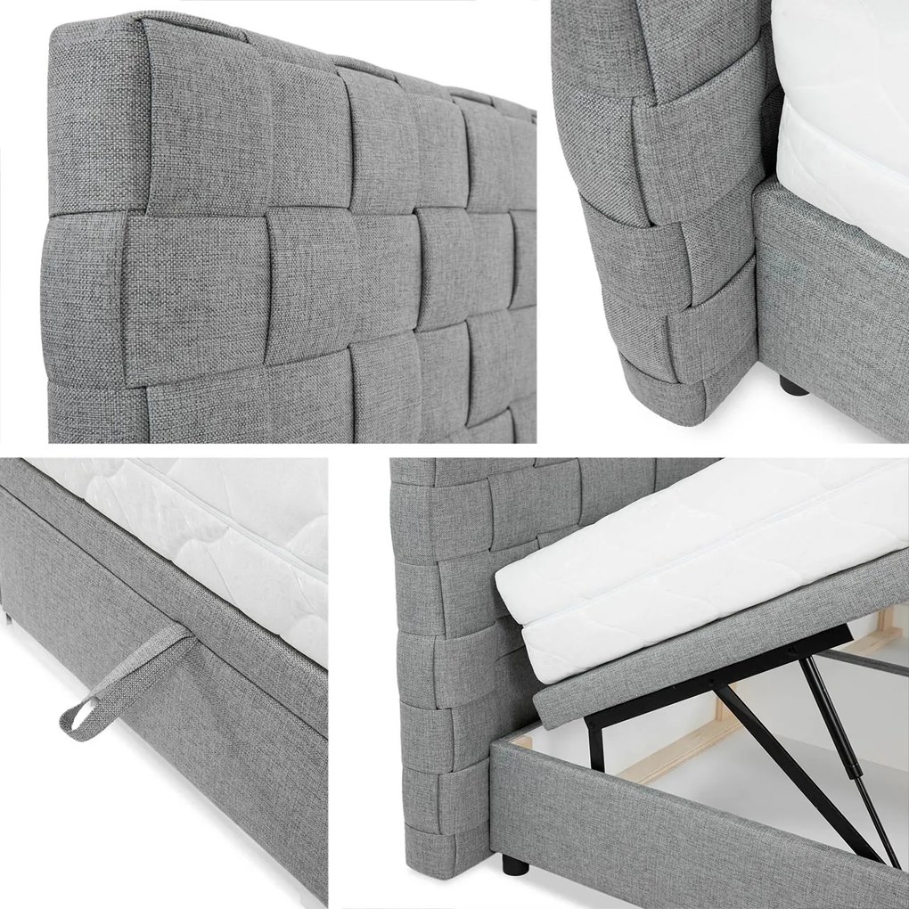 Čalúnená posteľ Winter 4, Rozmer postele: 160x200, Dostupné poťahy: Boss 15