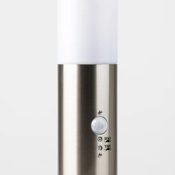 BRILAGI - Vonkajšia lampa so senzorom NOVA 1xE27/15W/230V 40 cm IP44 matný chróm