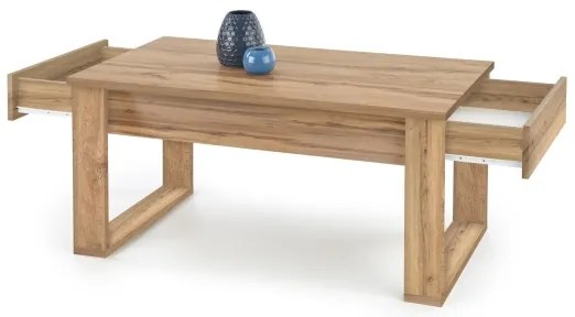 Konferenčný stolík NEA 52x110 cm hnedá/dub wotan