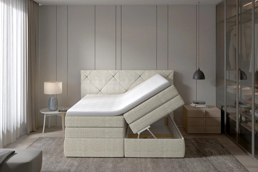 Boxspring posteľ REBECA