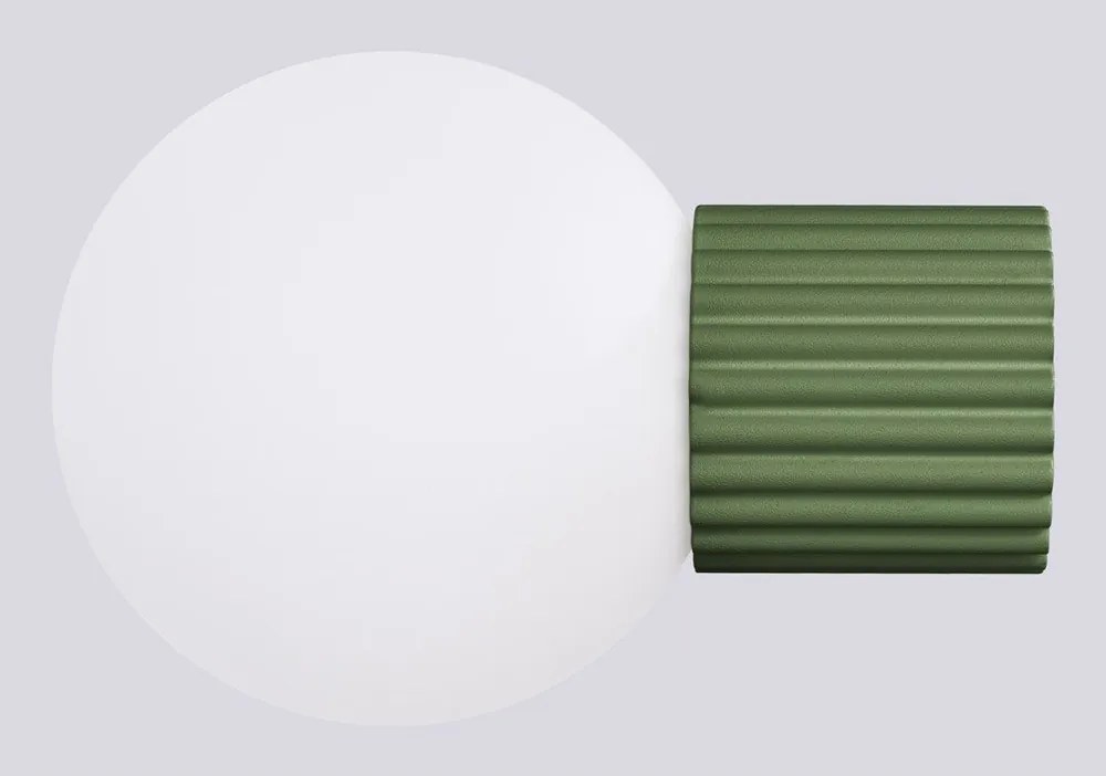 Zelené nástenné svietidlo ø 12 cm Orbital – Sollux