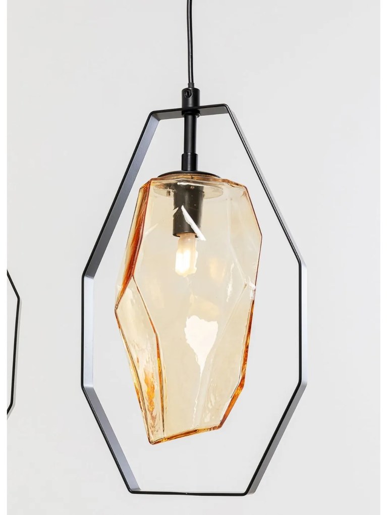 Diamond visiaca lampa čierna