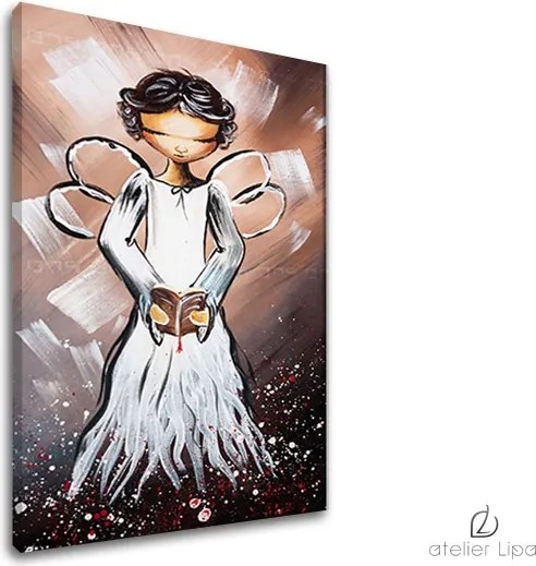 Autorská reprodukcia na plátne ANJEL