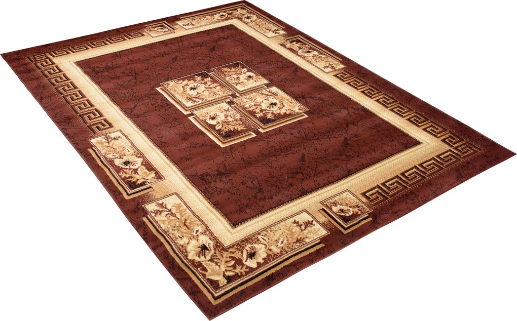 TA Koberec 4489B HNEDÝ ATLAS PP Rozmer: 120x170 cm