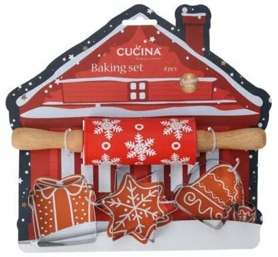 La Cucina 4-dielna súprava na pečenie Chalúpka