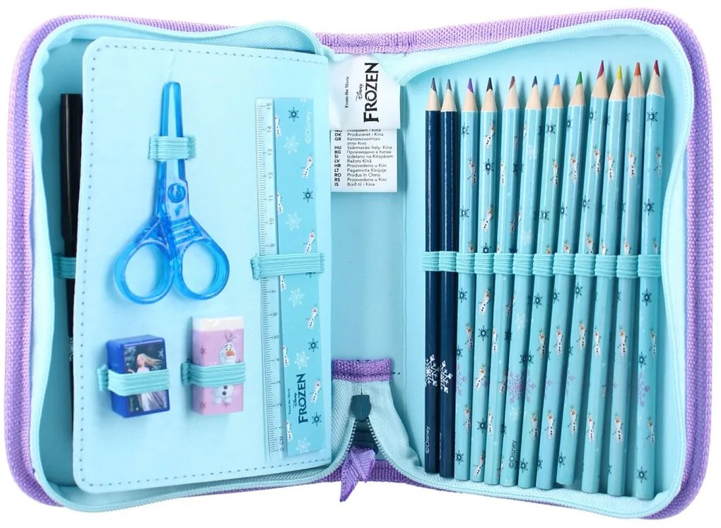Vybavený školský peračník Ľadové kráľovstvo - Frozen - 27 dielov