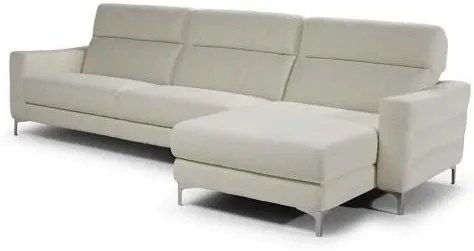 Kožená sedacia súprava Sofia mini, ľavá, smotanová