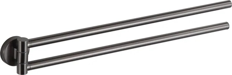 Mexen Remo, 2-ramenný otočný vešiak na uteráky, grafitová, 70507255-66