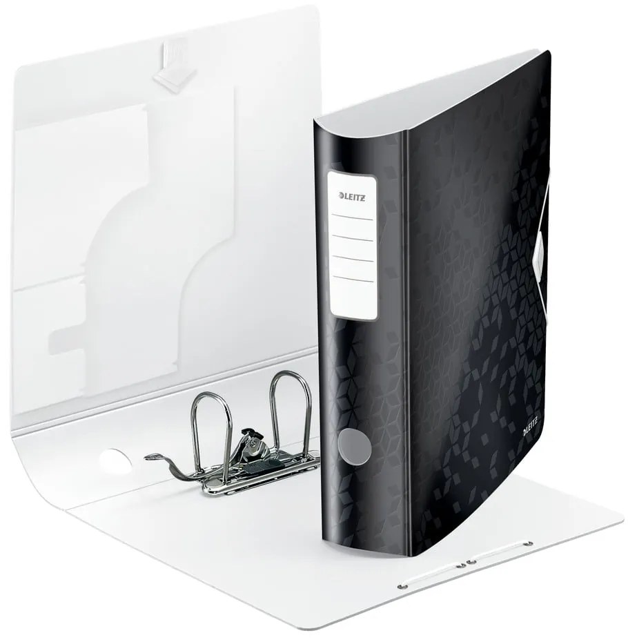 Čierný mobilný zaraďovací blok Leitz 180° Active WOW, 75 mm