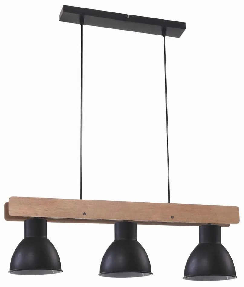 Luster na lanku VARIO 3xE27/60W/230V breza