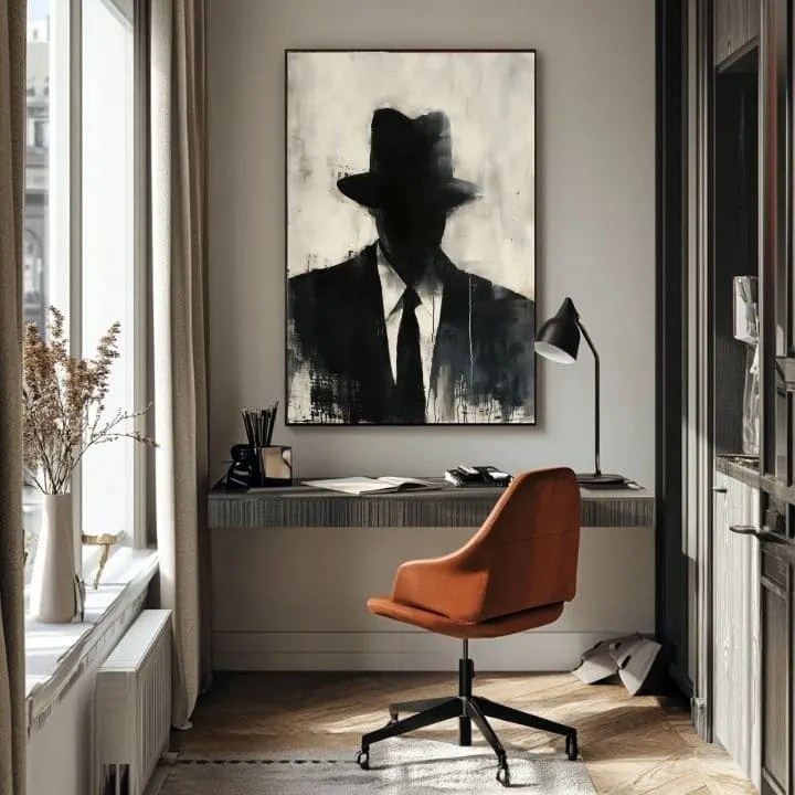 Obraz The Faceless Mobster | Akrylové detaily