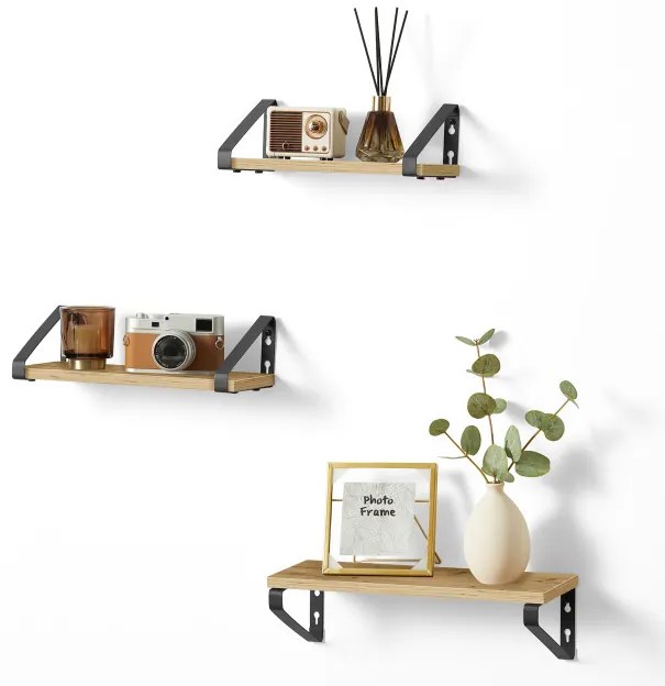 Sada troch nástenných políc LWS033B88