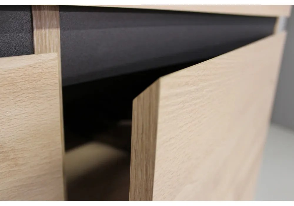 Skrinka na topánky v dekore buka s lavicou Lissabon - Germania