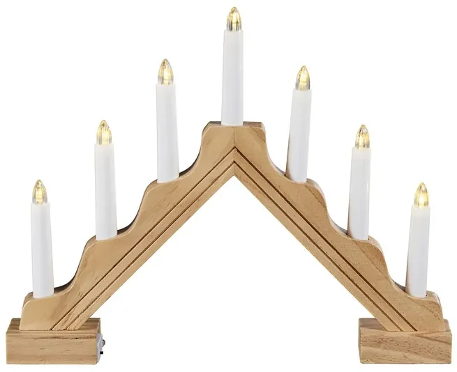 LIVARNO home LED svietnik (trojuholník, hnedý) (100367799)