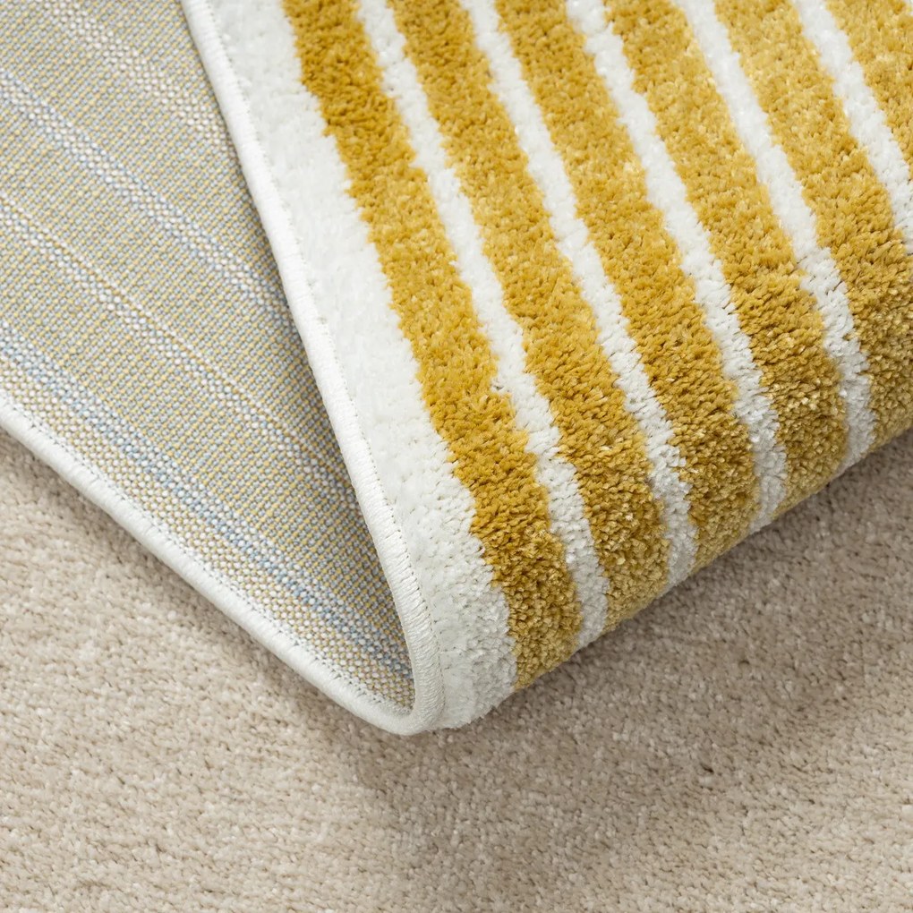 Dywany Łuszczów, Kusový koberec Fusion 0240 cream/yellow, 200x290, viacfarebná, kancelária