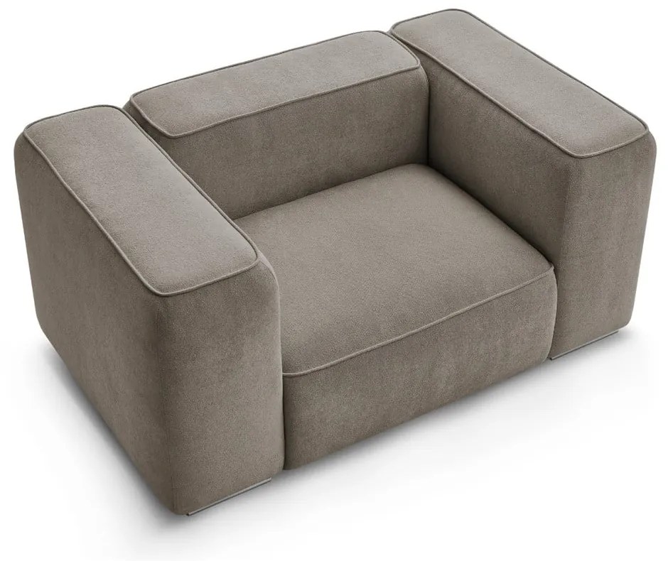 Sivobéžové kreslo Zephyr – Bobochic Paris