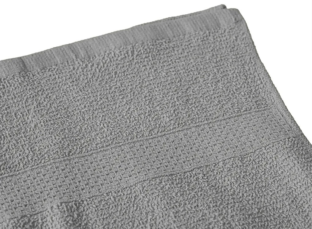 Uterák BASIC ONE 50 x 90 cm svetlosivý, 100% bavlna