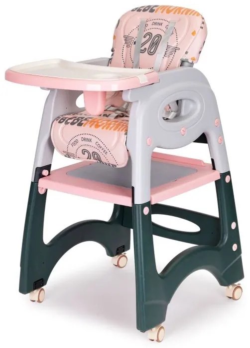 Jedálenská stolička 2v1 + stolík a stolička pre deti