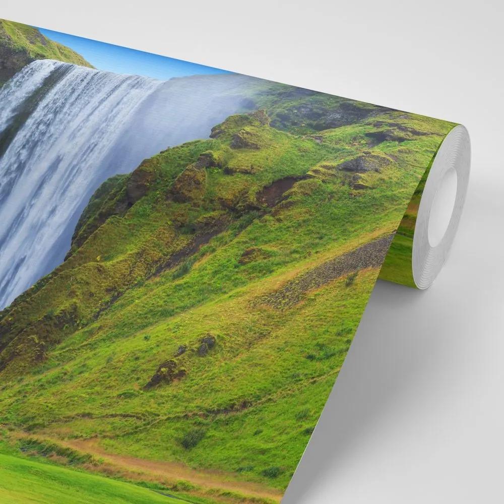 Fototapeta ikonický vodopád na Islande - 375x250