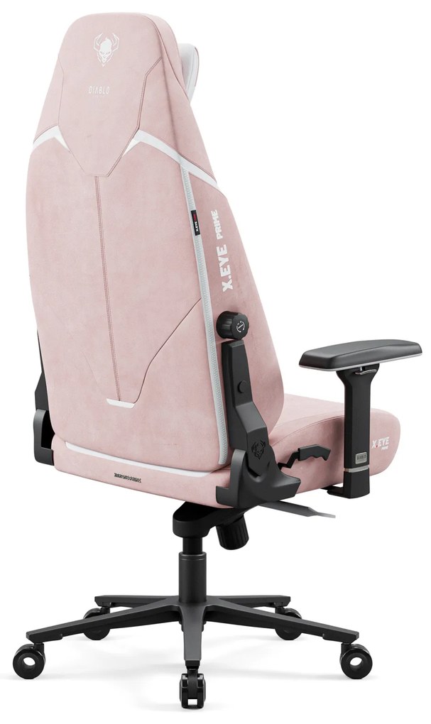 Herné kreslo Normal Size v čierno-ružovej farbe: Diablo X-Eye Prime Akira Pink