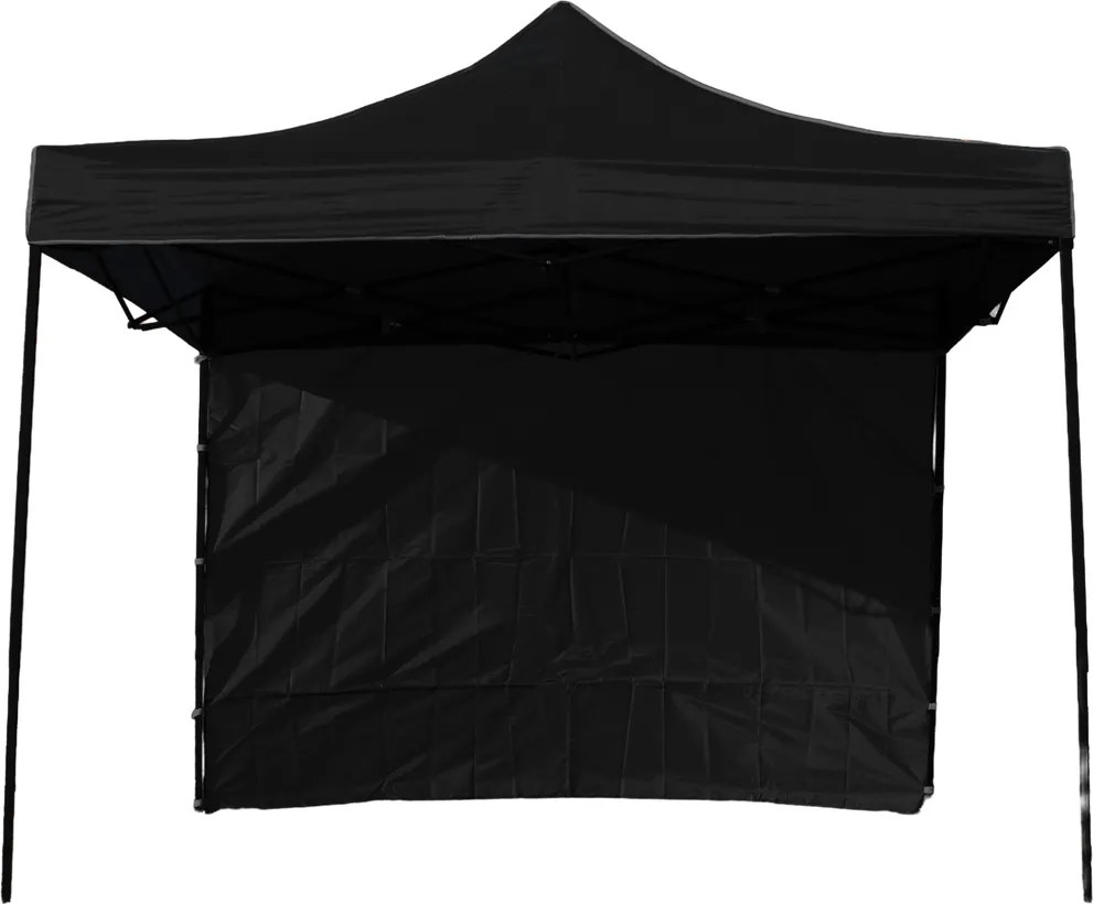 GARDEN LINE Nožnicový stan 3×3 m NAM5742 – záhradný a komerčný pavilón, čierny
