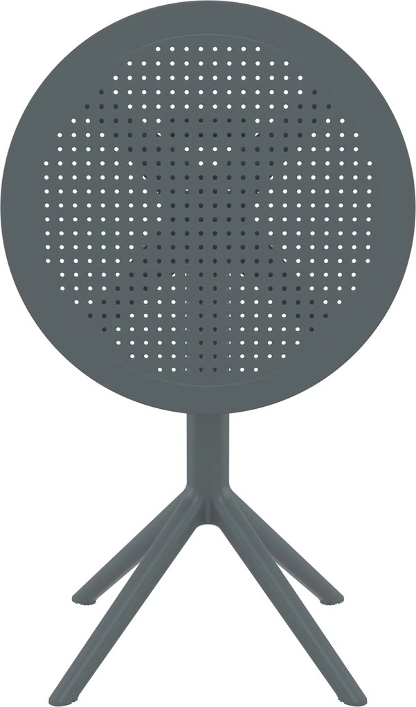Skladací stôl Sky round - tmavosivá