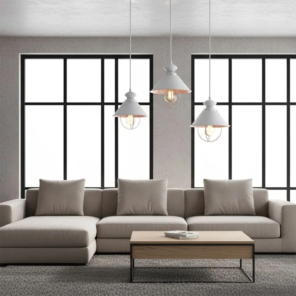 Toolight Toolight, stropné svietidlo 1xE27, APP103-1CP, biela matná-ružové zlato, OSW-00222