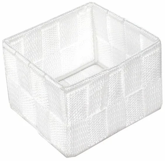 Úložný organizér Compactor TEX 12 x 12 x 7 cm, biela