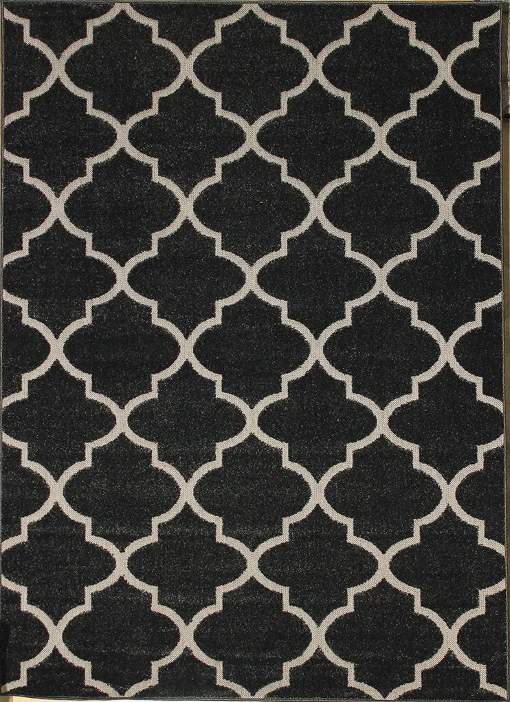 BE Koberec Lagos 1052 DARK GREY – sivý obdĺžnikový Rozmer: 200x290 cm